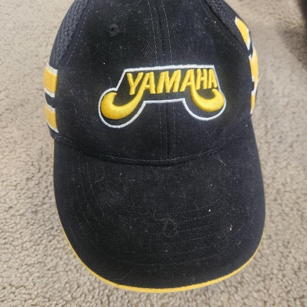 Vintage 50th anniversary Yamaha Black and Yellow Cap